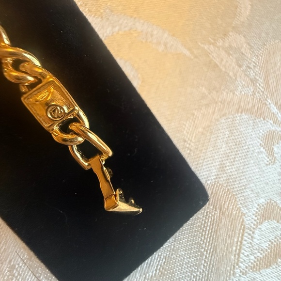 Vintage Gold Authentic Swan Swarovski Multi Crystals Bracelet - Picture 4 of 8